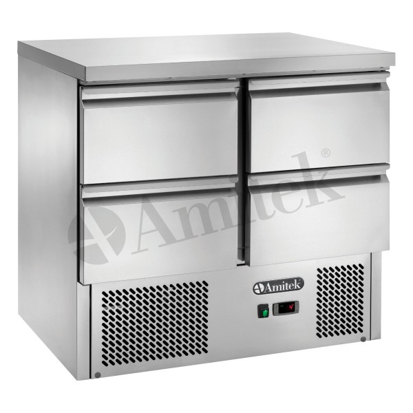 Στατικό Ψυχόμενο Ψυγείο Σαλατών με Συρτάρια AK941-4D 90Χ70Χ85