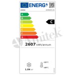 Στατικό ψυγείο με γυάλινη πόρτα, σειρά AKM AKM600FG SS 78Χ70Χ189