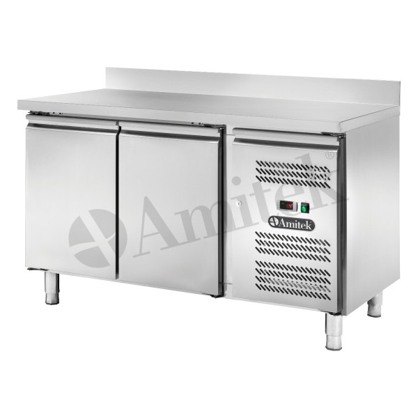 Αεριζόμενος ψυχόμενος πάγκος με υπερυψωμένη πλάτη AKS2204TN 136Χ60Χ95