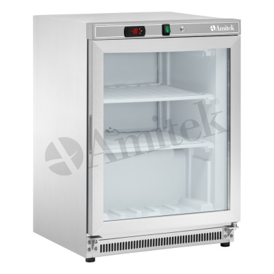 Mini Επιτραπέζιος Καταψύκτης AKM200FG SS 60Χ59Χ85