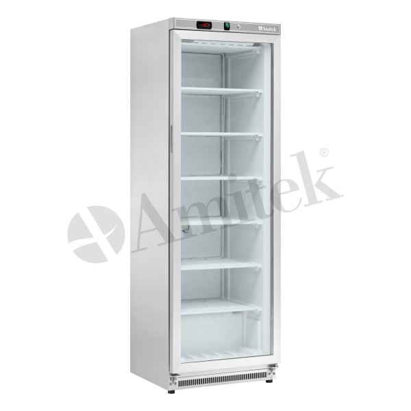 Στατικό ψυγείο κατάψυξη με γυάλινη πόρτα, σειρά AKM -AKM400FG S 60Χ59Χ185