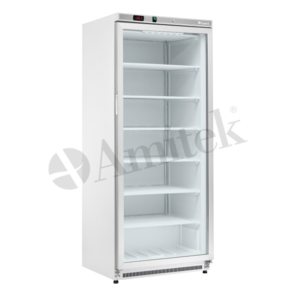 Στατικό ψυγείο κατάψυξη με γυάλινη πόρτα, σειρά AKM AKM600FG 78Χ70Χ189