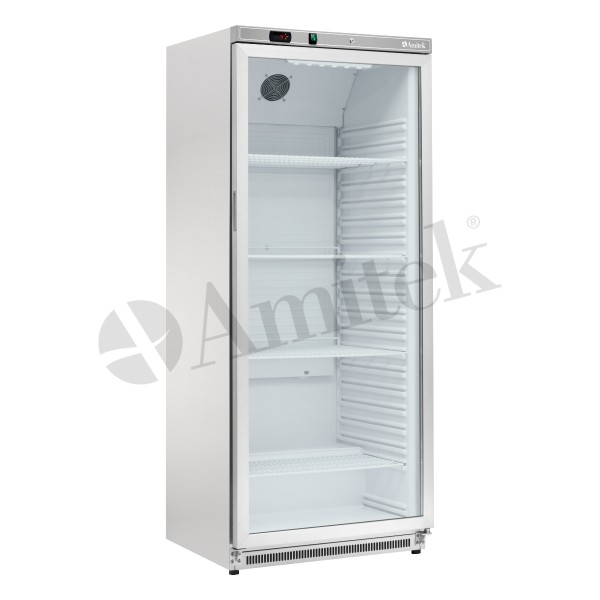 Στατικό ψυγείο με γυάλινη πόρτα, σειρά AKM AKM600RG SS 78Χ70Χ189
