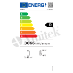 Ψυγείο Αναψυκτικών AX1050RG 119Χ66Χ202