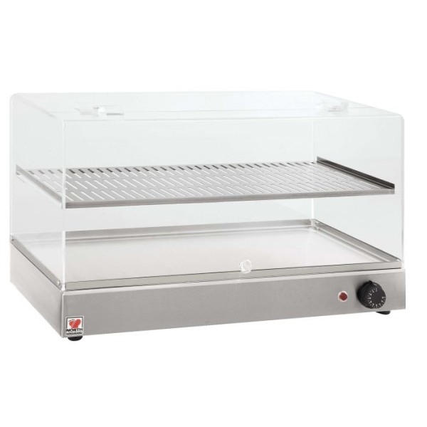 Βιτρίνα θερμαινόμενη επιτραπέζια 70X36X40cm NR-B70R