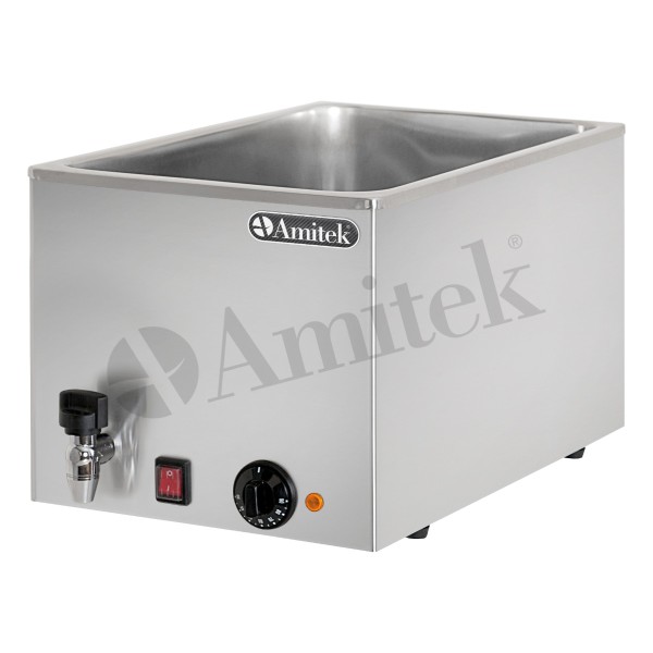 Bain Marie GN1/1 με Βρυσάκι 1000Watt BM121R italy 34X54X30