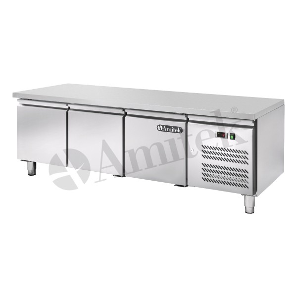 Αεριζόμενος ψυχόμενος πάγκος GN1/1 h=650 AKU3104TN 180Χ70Χ65
