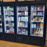 Ψυγείο θάλαμος συντήρηση Μαύρος με 3 γυάλινες πόρτες 205X72X200 εκ BM-UP205BL