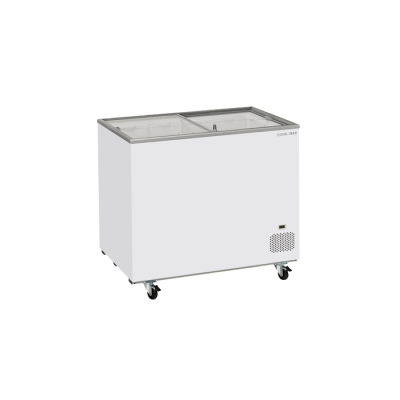 Οριζόντιος καταψύκτης CFG 308 με συρόμενα γυάλινα καπάκια 300lt ENERGY CLASS D