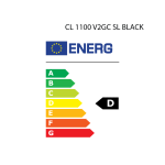 Βιτρίνα συντήρησης διπλή με συρόμενες πόρτες CL1100 V2GC SL Black