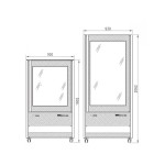  Βιτρίνα κατάψυξη πανοραμική CRISTAL TOWER 93 RS TB BLACK 