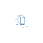 Ψυγείο κρασιού CW 40 100lt (κατάλληλο για εντοιχισμό)