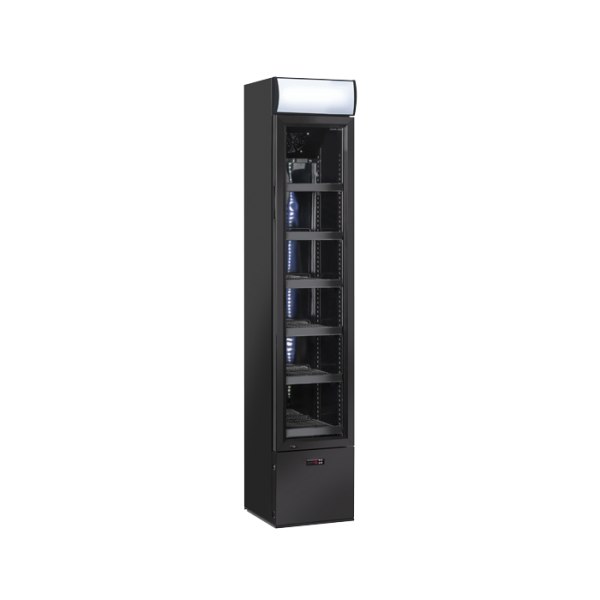 Ψυγείο αναψυκτικών DC 105CB slim με διαφημιστική μετώπη 105lt