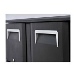 BACK BAR QBG 400 με 4 γυάλινες ανοιγόμενες πόρτες