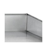 Dynamic EG-818D-2 Ηλεκτρικό πλατώ χρωμίου με μισή επιφάνεια λεία και μισή ραβδωτή ICS-300.0605