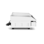 Dynamic EG-820D-2 Ηλεκτρικό πλατώ χρωμίου με μισή επιφάνεια λεία και μισή ραβδωτή ICS-300.0608