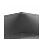 Dynamic EG-820D-2 Ηλεκτρικό πλατώ χρωμίου με μισή επιφάνεια λεία και μισή ραβδωτή ICS-300.0608