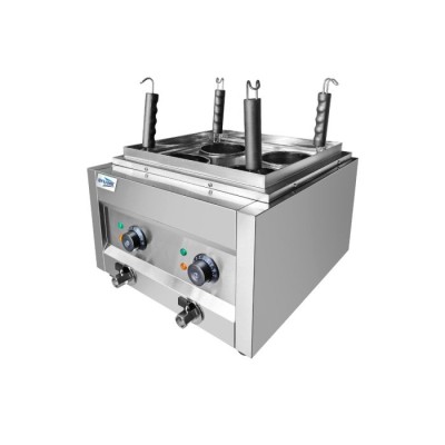Dynamic EPC-4 βραστήρας ζυμαρικών με 2 βρυσάκια αποστράγγισης και 4 κάδους βρασμού ICS-300.0746