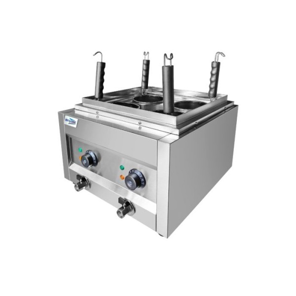 Dynamic EPC-4 βραστήρας ζυμαρικών με 2 βρυσάκια αποστράγγισης και 4 κάδους βρασμού ICS-300.0746