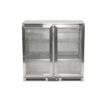 Dynamic GN-220L Ψυγείο Back Bar Cooler Inox με 2 ανοιγόμενες πόρτες 280W ICS-300.0906