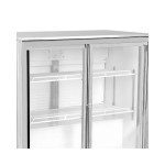 Dynamic GN-220LS Ψυγείο Back Bar Cooler Inox με 2 συρόμενες πόρτες 350W ICS-300.0907