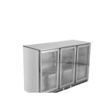 Dynamic GN-320L Ψυγείο Back Bar Cooler Inox με 3 ανοιγόμενες πόρτες ICS-300.0908