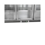 Dynamic GN-320L Ψυγείο Back Bar Cooler Inox με 3 ανοιγόμενες πόρτες ICS-300.0908