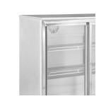 Dynamic GN-320LS Ψυγείο Back Bar Cooler Inox με 3 συρόμενες πόρτες ICS-300.0909