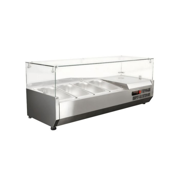 Dynamic GN-1130SB Salad bar ψυχόμενη επιτραπέζια βιτρίνα 42Lt με 4 θέσεις ICS-300.0931