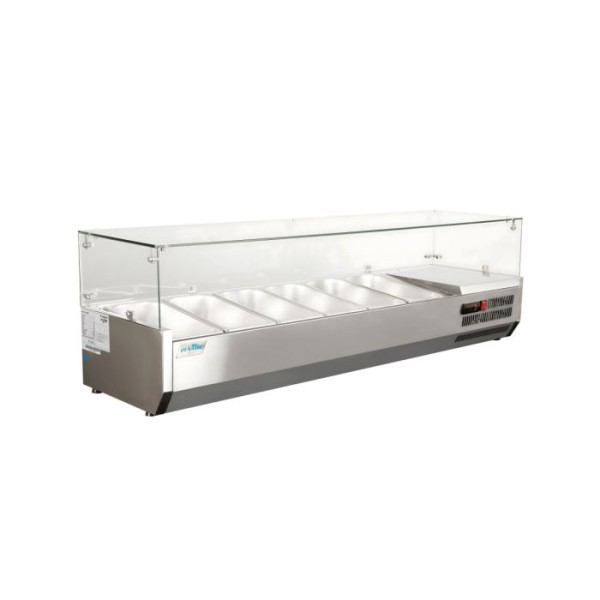 Dynamic GN-1480SB Salad bar ψυχόμενη επιτραπέζια βιτρίνα 62Lt με 6 θέσεις ICS-300.0933