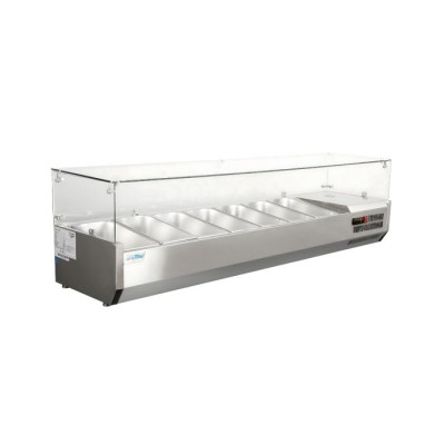 Dynamic GN-1655SB Salad bar ψυχόμενη επιτραπέζια βιτρίνα 72Lt με 7 θέσεις ICS-300.0934