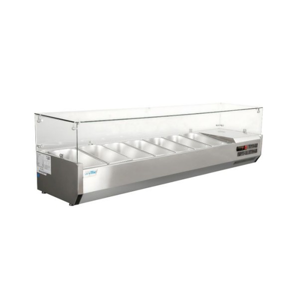 Dynamic GN-1655SB Salad bar ψυχόμενη επιτραπέζια βιτρίνα 72Lt με 7 θέσεις ICS-300.0934
