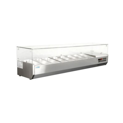 Dynamic GN-1830SB Salad bar ψυχόμενη επιτραπέζια βιτρίνα 82Lt με 8 θέσεις ICS-300.0935
