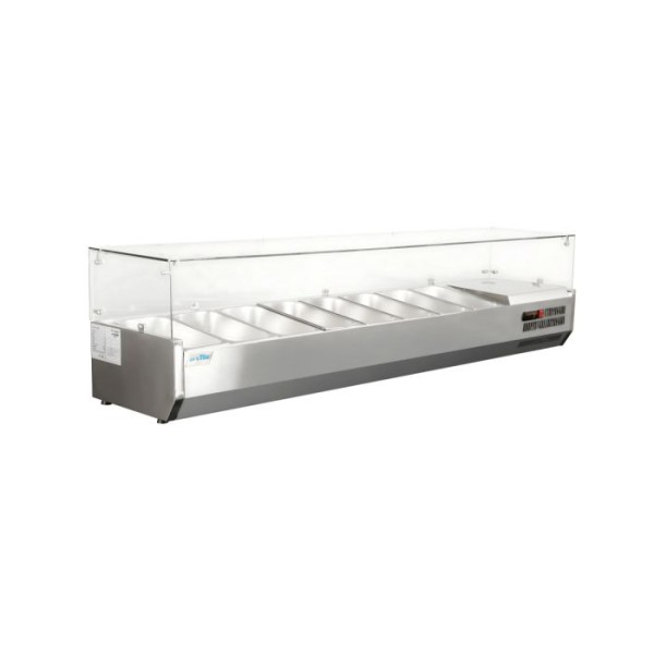 Dynamic GN-1830SB Salad bar ψυχόμενη επιτραπέζια βιτρίνα 82Lt με 8 θέσεις ICS-300.0935