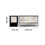 Dynamic GN-1200RT Ψυχόμενη επιτραπέζια βιτρίνα ICS-300.0922