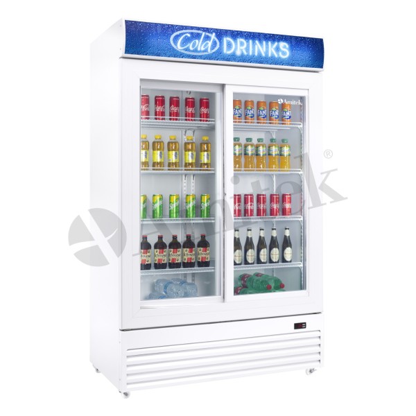 Ψυγείο Αναψυκτικών με Συρόμενες Πόρτες AK1001RS 122Χ75Χ200