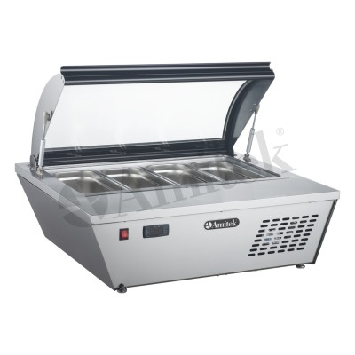 Ψυγείο Βιτρίνας Παγωτού Πάγκου AK816GE 81Χ67Χ36
