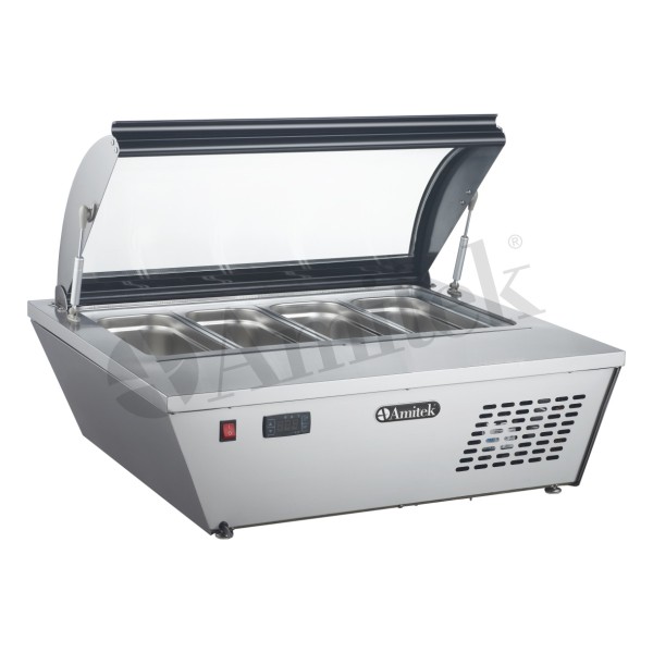 Ψυγείο Βιτρίνας Παγωτού Πάγκου AK816GE 81Χ67Χ36