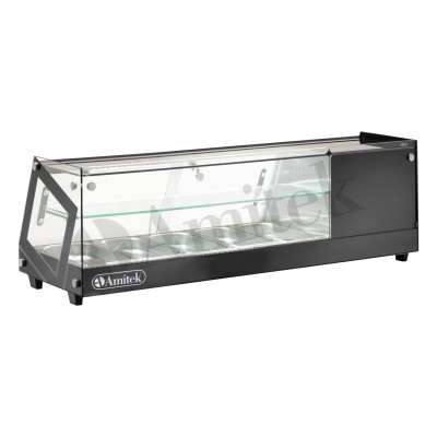 Ψυχόμενη Βιτρίνα Tapas AK513VTB 131Χ40Χ38