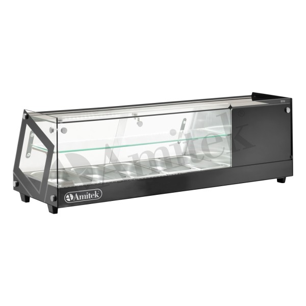 Ψυχόμενη Βιτρίνα Tapas AK513VTB 131Χ40Χ38
