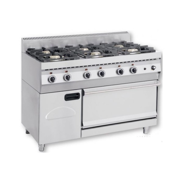 Κουζίνα με φούρνο και Εστίες αερίου 119x70x86cm NR-FGASE600