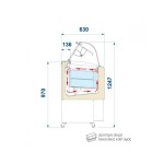 Βιτρίνα παγωτού 4 γεύσεων FIJI 4 LX