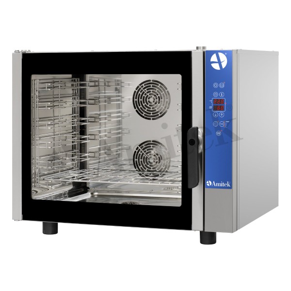 Ηλεκτρικός Κυκλοθερμικός Φούρνος για 6 ταψιά GN1/1 ή 60x40 με αναλογικά χειριστήρια AWD60 italy 87Χ78Χ72