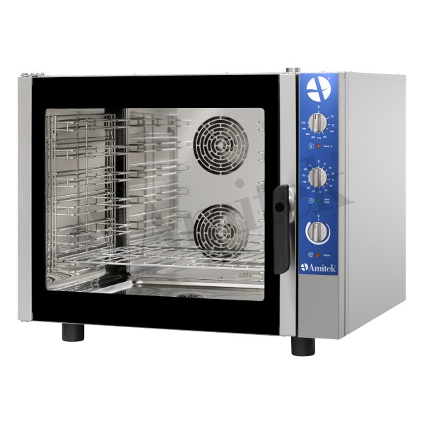 Κυκλοθερμικός Φούρνος για 6 ταψιά GN1/1 ή 60x40 με αναλογικά χειριστήρια AWM60 italy 87Χ78Χ72