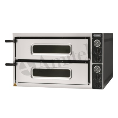 Ηλεκτρικός Φούρνος Πίτσας με Διπλό Θάλαμο Ψησίματος 9600Watt KB44 italy 93Χ84Χ55