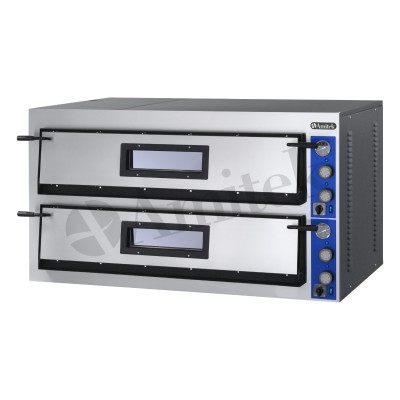 Ηλεκτρικός Φούρνος Πίτσας με Διπλό Θάλαμο Ψησίματος 18000Watt KT66R italy 137Χ85Χ75