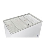 Οριζόντιος καταψύκτης CFG 308 με συρόμενα γυάλινα καπάκια 300lt ENERGY CLASS D