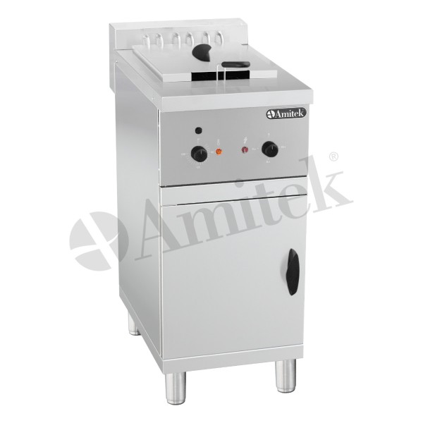 Ηλεκτρική φριτέζα με ντουλάπι, χωρητικότητα λαδιού 25 λίτρα FC25M italy 40Χ70Χ94