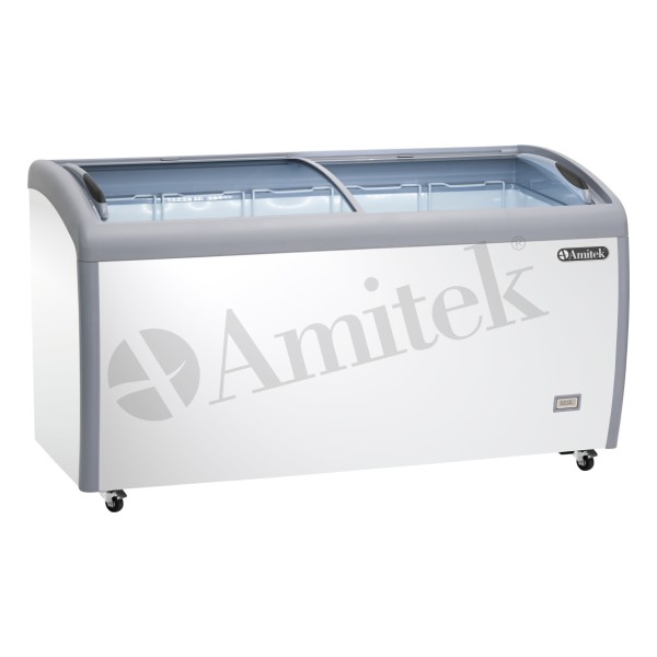 Ψυγείο-καταψύκτης με γυάλινες πόρτες AX500CFG 153Χ71Χ88