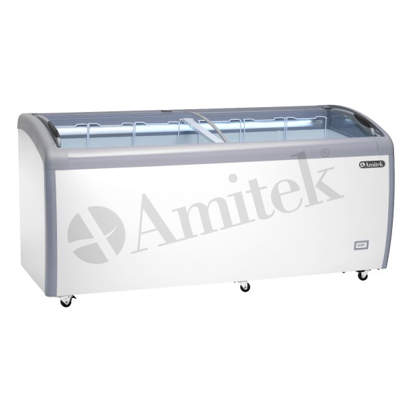 Ψυγείο-καταψύκτης με γυάλινες πόρτες AX600CFG ENERGY CLASS B 180Χ71Χ88